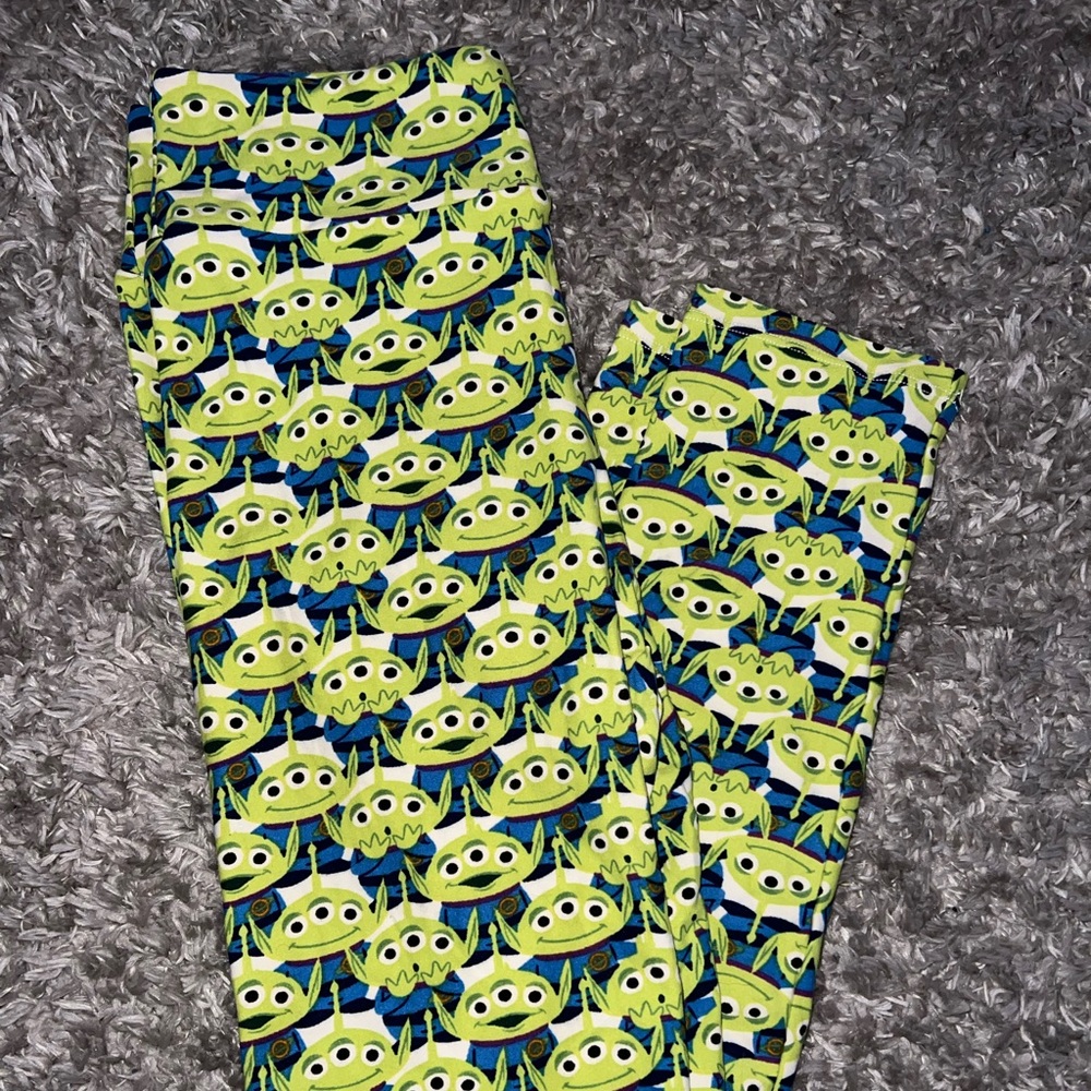 Alien Print Toy Story OS leggings